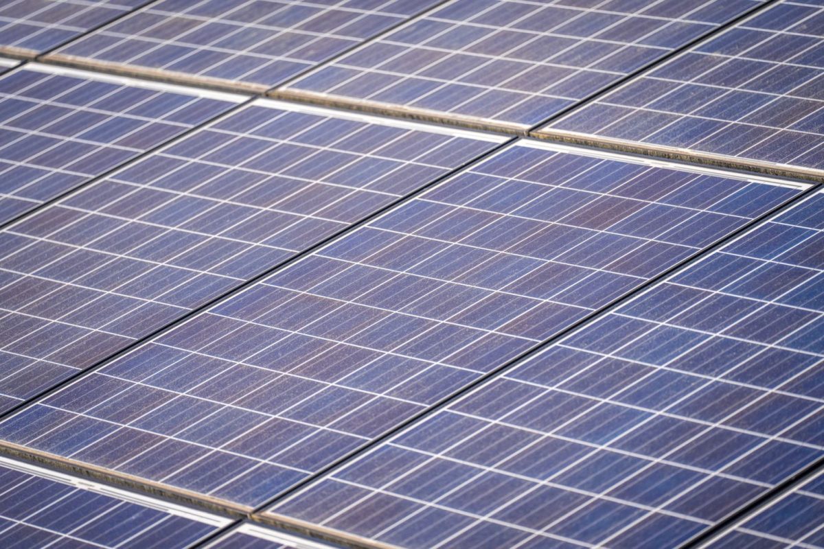 Rooftop solar panel array sized for a home