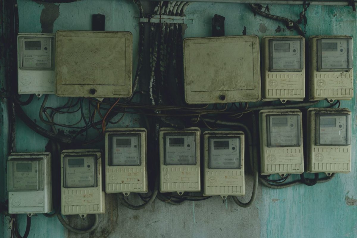Bidirectional net-metering electricity meter on an Indian home