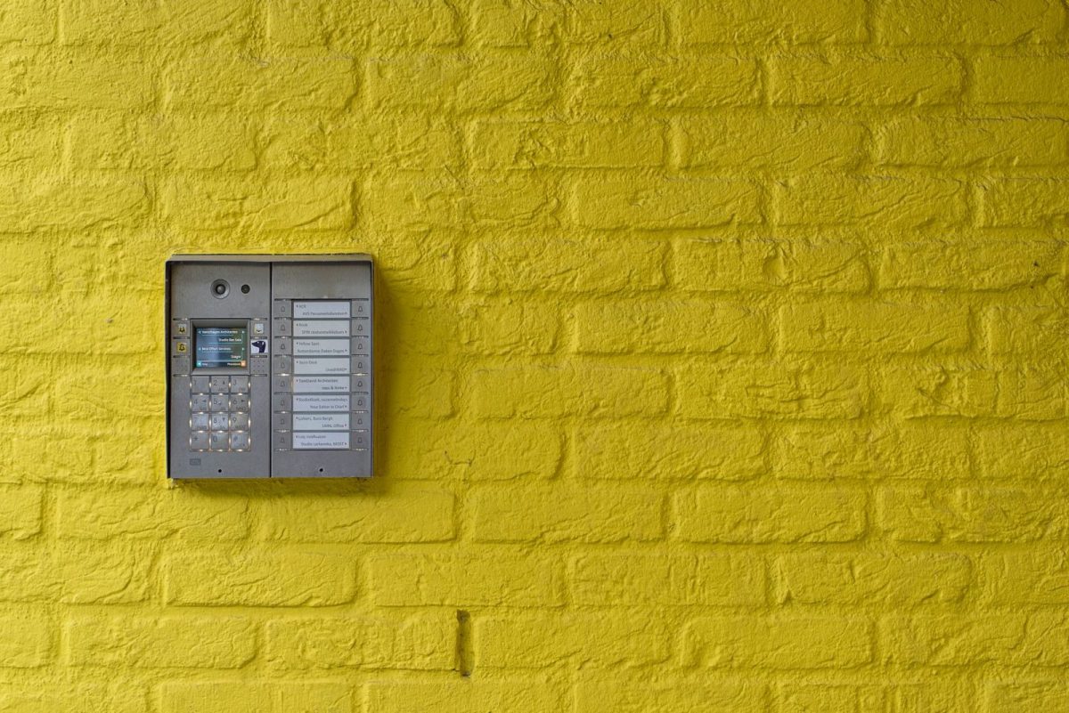 Wall-mounted string solar inverter connected to house wiring