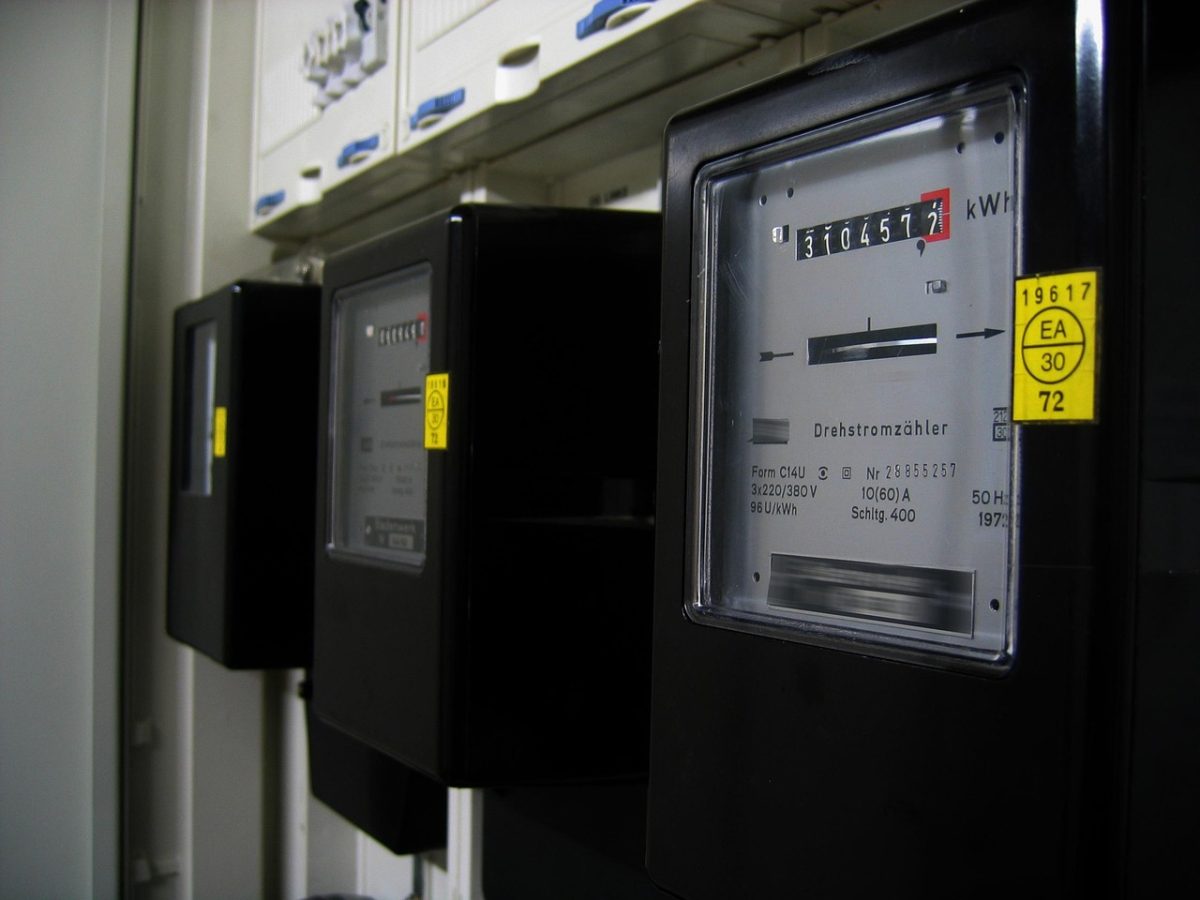 Home electricity meter and monitoring setup used to track solar generation